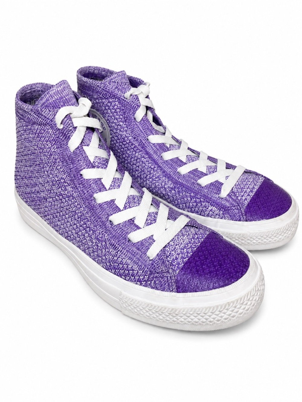 Converse Chuck Taylor All Star Lunarlon Knit High Tops Purple 8.5
